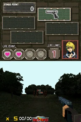 Simple DS Series Vol. 32 - The Zombie Crisis (Japan) screen shot game playing